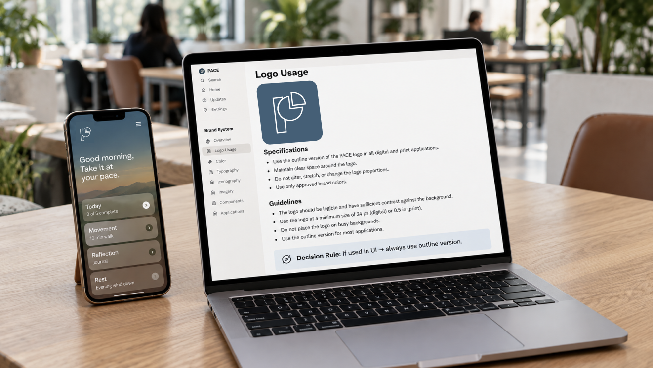 The Brand Identity System, delivered in Notion.